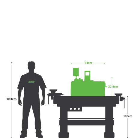 image of WM180 Lathe with DRO - Warco