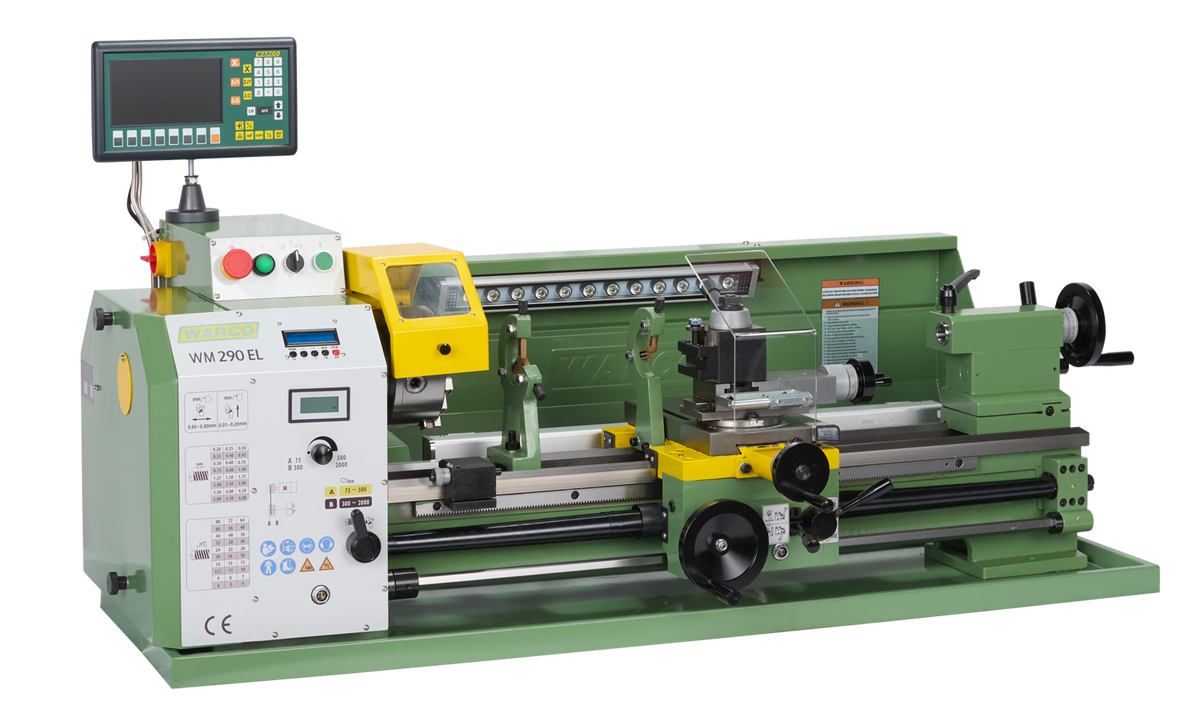 D290EL Electronic leadscrew Lathe