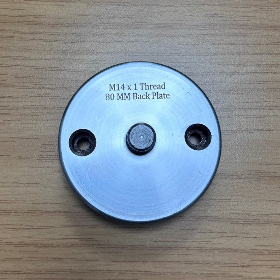 Backplate M14 x 1mm for 3" & 4" Rotary Tables Chuck Adapter